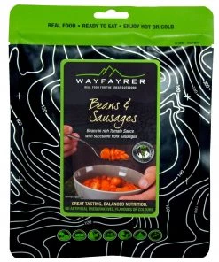 Wayfayrer Beans And Sausage In Tomato Sauce Ready-to-Eat Camping Food OUTDOOR LIVING