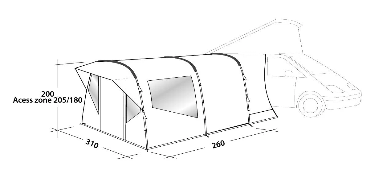 Drive Away Awnings Easy Camp Wimberly Drive Away Awning (2022)