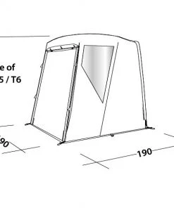 Easy Camp Crowford Rear Tailgate Awning