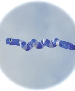 Spirit Of Air Snake Spinner Windsock Blue And White FLAG POLES & WINDSOCKS