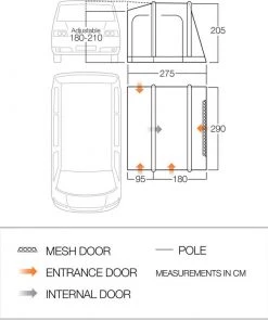 Vango Faros II Low Air Drive Away Awning Drive Away Awnings