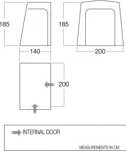 Drive Away Awnings Vango Sports Awning Inner Bedroom - BR004