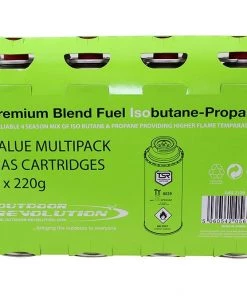 Milestone - 5 Packs Of 4 Gas Canisters - 220g CARAVAN & MOTORHOME