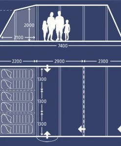 Kampa Croyde 6 Poled Tent