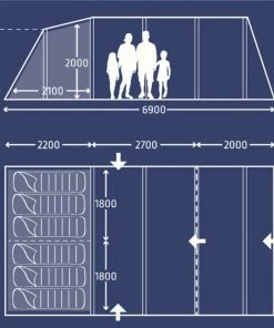 Kampa Hayling 6 Poled Tent TENTSTENTS
