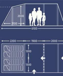 Kampa Hayling 4 Poled Tent Package TENTSTENTS