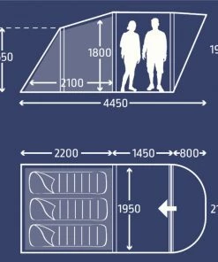 TENTSTENTS Kampa Brean 3 Poled Tent