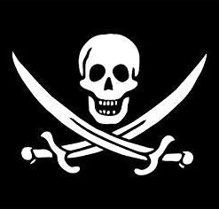 Spirit Of Air Pirate Jack Rackham Flag 5ft By 3Ft