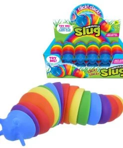 Kandy Toys Rainbow Wriggle Noisy Slug Fidget