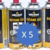 Milestone - 5 Packs Of 4 Gas Canisters - 220g CARAVAN & MOTORHOME