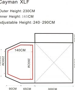 Outdoor Revolution Movelite Cayman XLF 2018