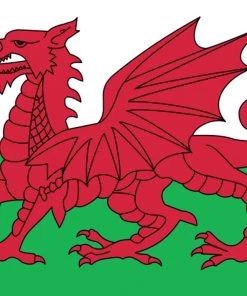Spirit Of Air Wales Welsh Dragon Flag 5ft By 3Ft