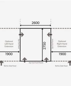 Dometic Club AIR Pro 260 S Awning 2022 CARAVAN AWNINGS
