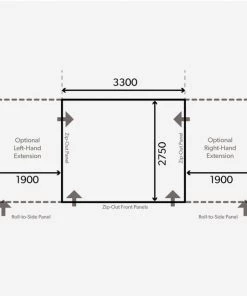 CARAVAN AWNINGS Dometic Club AIR Pro 330 S Awning 2022