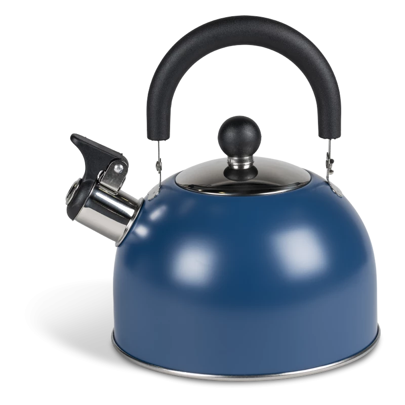 Kampa 2 Ltr Brew Stainless Steel Whistling Kettle