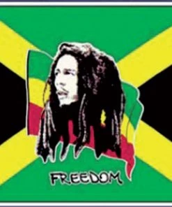 Spirit Of Air Bob Marley And Jamaica Flag 5ft By 3Ft