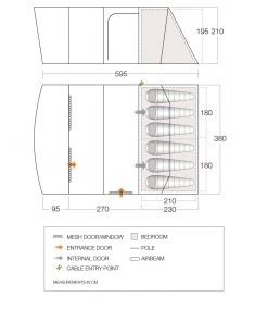 Vango Aether 600XL Poled Tent