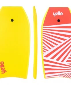OUTDOOR LIVING Yello 33" Slick Zig Zag Bodyboard (Yellow)
