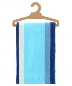 Urban Beach Blue Stipe Cotton Towel OUTDOOR LIVING