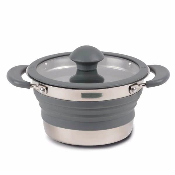 Kampa Folding Saucepan 3LTR (Grey) COOKING