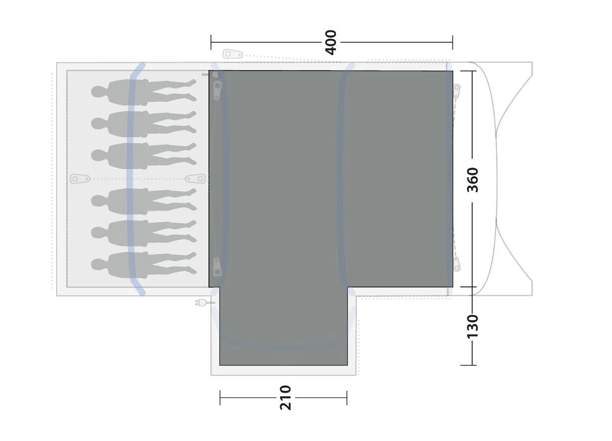 TENTSTENTS Outwell Vermont 7PE Woven Carpet