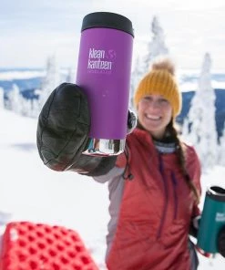 Klean Kanteen Insulated TK Wide With Café Cap 355ml - Brushed Steel