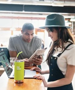 Klean Kanteen Insulated TK Wide With Café Cap 355ml - Brushed Steel