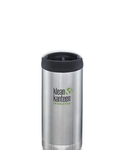 Klean Kanteen Insulated TK Wide With Café Cap 355ml - Brushed Steel