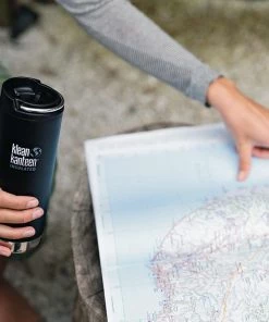 Klean Kanteen Insulated TK Wide With Café Cap 473ml - Brushed Steel