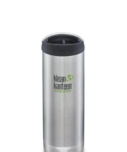 Klean Kanteen Insulated TK Wide With Café Cap 473ml - Brushed Steel
