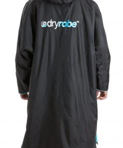 Dryrobe Advance Long Sleeve BLACK BLUE - RECYCLED