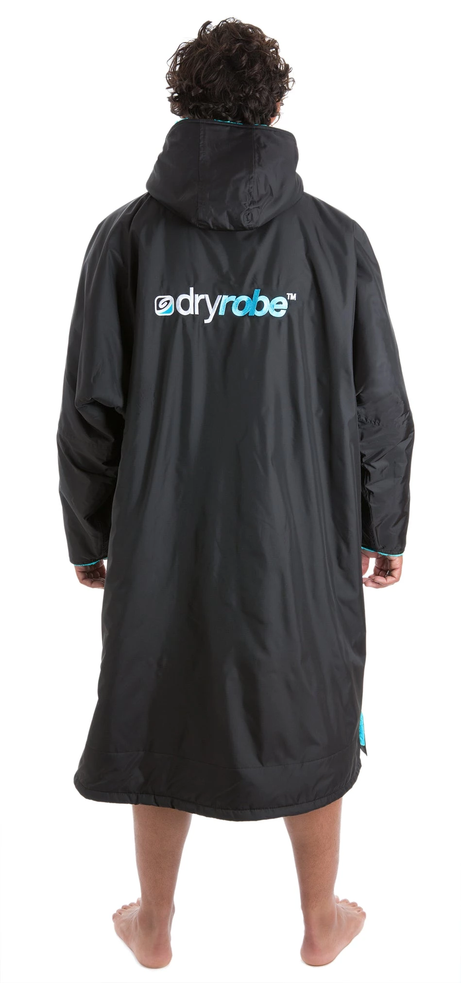 Dryrobe Advance Long Sleeve BLACK BLUE - RECYCLED
