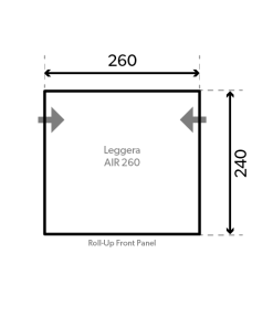 Dometic Leggera Air 260 S Air Caravan Awning