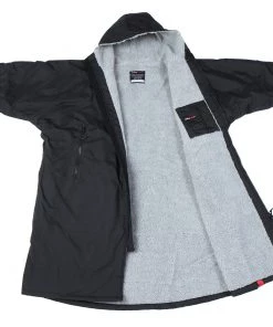 Dryrobe Advance Long Sleeve BLACK GREY - RECYCLED