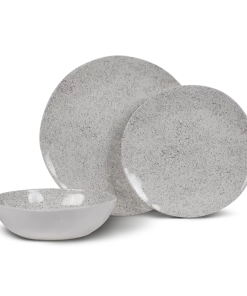 COOKING Kampa Natural Stone 12 Piece Melamine Dinner Set