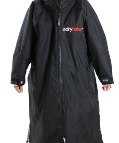 Dryrobe Advance Long Sleeve BLACK GREY - RECYCLED