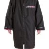 OUTDOOR LIVING Dryrobe Advance Kids Long Sleeve BLACK PINK - RECYCLED