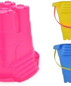 Kandy Toys Large Square Castle Bucket