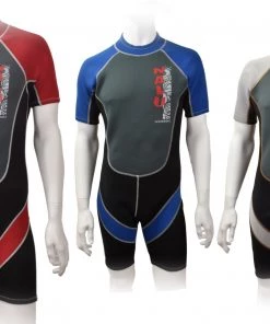 Kandy Toys Nalu Childrens Shorty Wetsuits Red