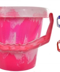 Kandy Toys Large Round Marble Bucket 18cm OUTDOOR LIVING