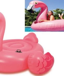Intex Inflatable Flamingo Ride On Beach Toy OUTDOOR LIVING