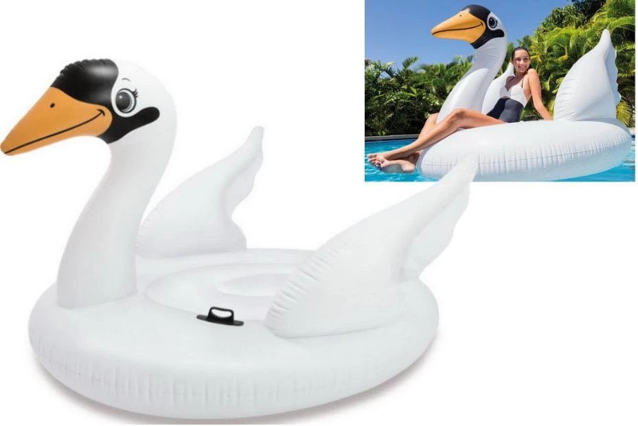 Intex Inflatable Swan Ride On Beach Toy OUTDOOR LIVING
