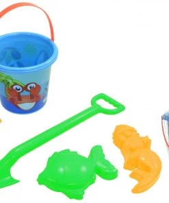 Kandy Toys Blue Bucket Spade & Mould Set OUTDOOR LIVING