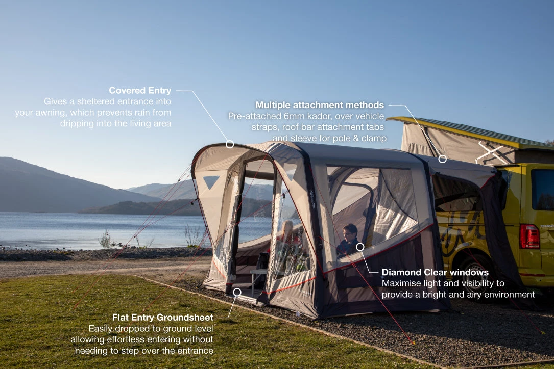 Drive Away Awnings Vango Tolga Air VW Drive Away Awning - Grey