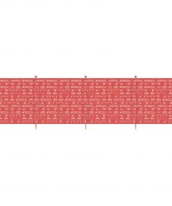 VW 5 Pole Windbreak (Red)