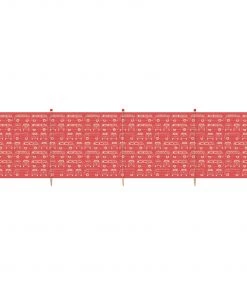 VW 5 Pole Windbreak (Red)