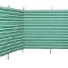 Blue Diamond Traditional 5 Pole Green Stripe Windbreak