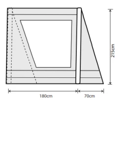 Outdoor Revolution Airedale 6S /6SE Front Porch Extension 2022 TENTSTENTS