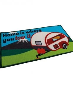 Quest Leisure Quest Washable Home Is Where You Tow It Caravan Mat