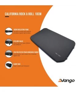 SLEEPING Vango California Rock & Roll 10cm Self Inflating Mat